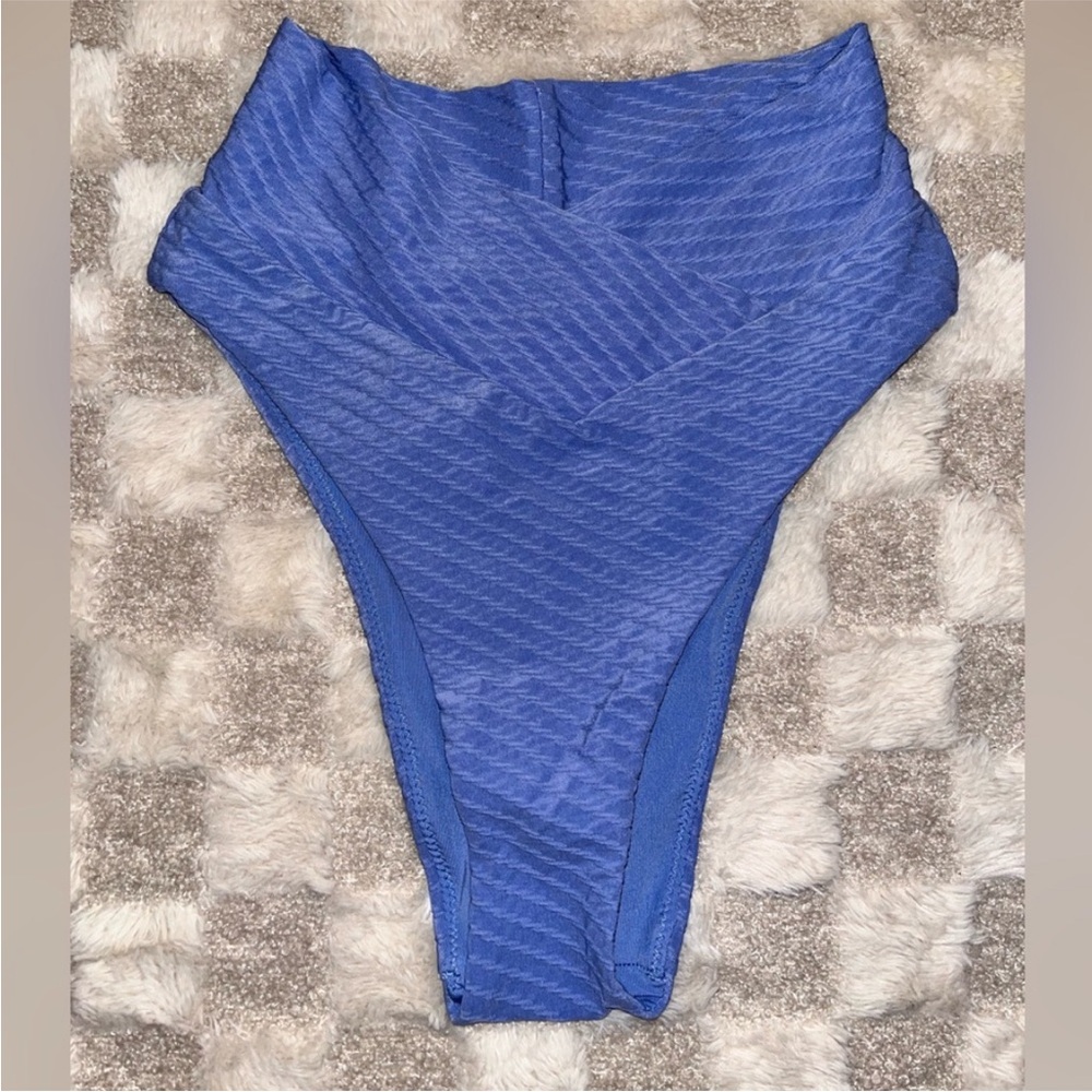 Aerie swim ribbed Blue Women's bikini Bottom size XS